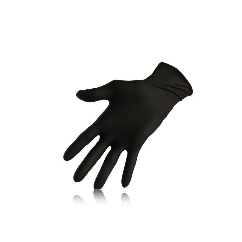 gants nitrile noir taille M x 100
