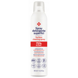 Spray détergent pour surfaces, brosses, peignes, claviers, fauteuils, téléphones, poignées.